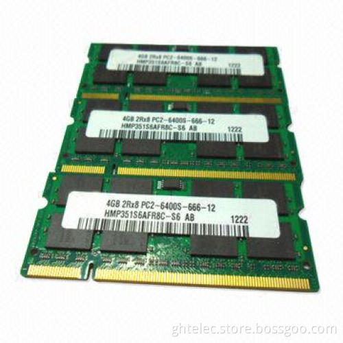 Laptop DDR2 4GB, 4GB 667/800MHz with Original ETT Chipset, Lifetime Warranty, Low Density SO-DIMM